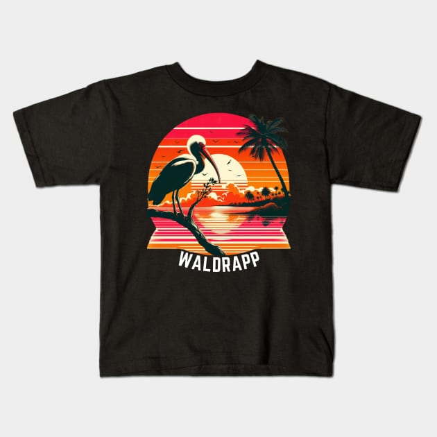 Waldrapp: The Endangered Beauty Kids T-Shirt by TRACHLUIM